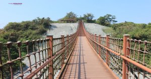 漯底山自然公園：玩沙坑樹屋、走梯子吊橋、賞泥火山景觀、遠眺台