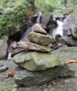 鹿角坑步道·楓林瀑布「今天山神想玩水」