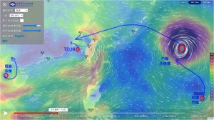[氣象]善用風場模擬就可以理解近期台灣附近的天氣系統配置與風雨分佈概況