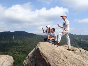 雙獅縱走(內湖獅頭山縱走士林獅頭山), 撿了好多小山頭