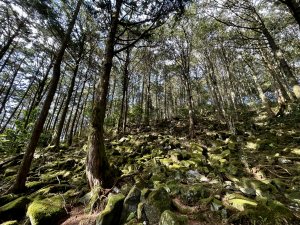 稍來山南峰, 稍來山, 烏石坑山, 船型山縱走