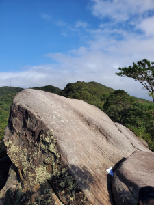 大溝溪步道上龍船岩，開眼山，白石湖山，碧山，大崙頭山，忠勇山