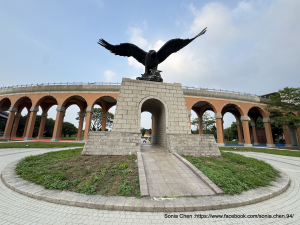 飛鳶廣場 2025 D0929 我的心北市 - 三鶯線飛鳶廣場思古迴廊 全台唯一仿紅磚拱型設計捷運橋梁