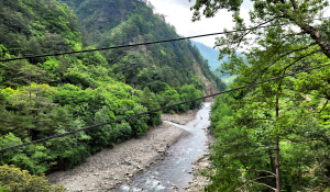 竹坑南寮登山步道，鯉魚山公園，彩虹眷村，環山獵人登山步道，四季蘭溪吊橋