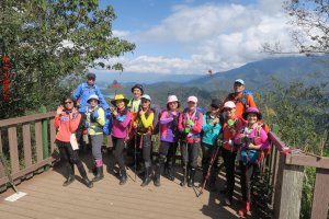 水沙漣古道、逐鹿古道北段、後尖山、頭社山出向山遊客中心（第五天）