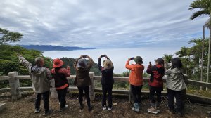 冬季限定的低海拔雲海美景，下車即抵達，集集大山壯闊雲海，猫囒山低海拔雲海，美呆了。
