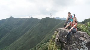 小觀音山小O連走平安完成。完整收藏陽明山三個保護區路線 ! 小觀音山是巨大抹茶山