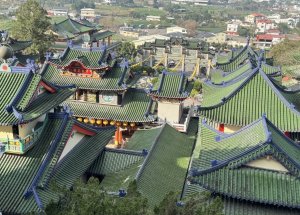 埔里地母廟哲學之路-天旨宮鰲頭山步道經犁頭尖山到鯉魚潭