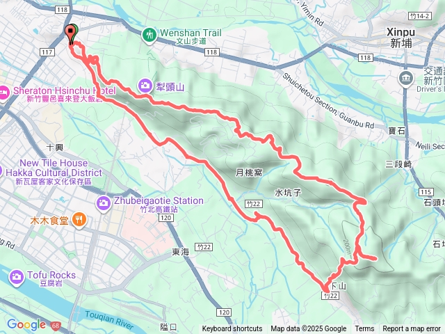 蓮華寺、犁頭山、石頭坑山、三段崎古道O型預覽圖