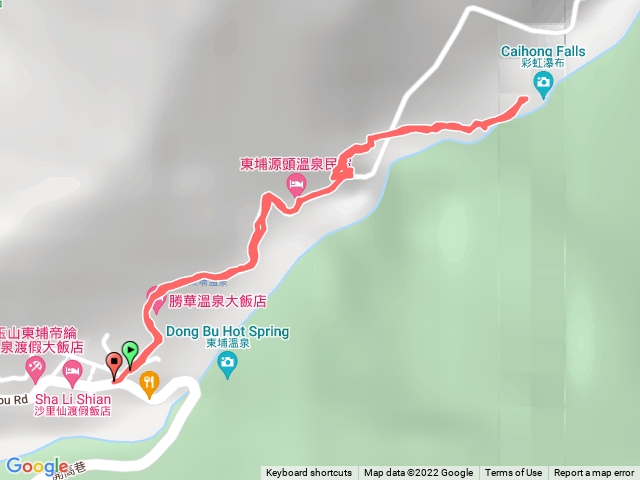東埔彩虹瀑布