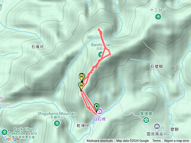 白石埤到白石山石厝坑山預覽圖