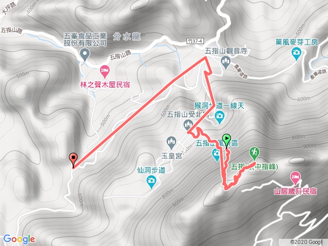 五指山 - 受北宮起登 - 2020/3/15