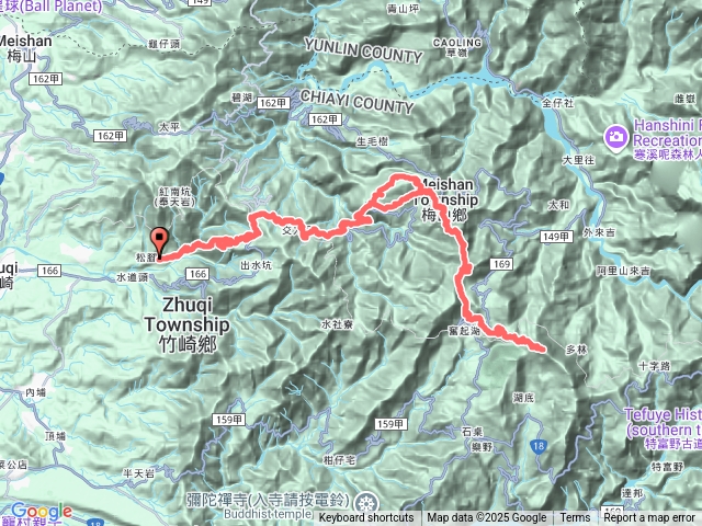塘湖山~大凍山~長山2025年11月2日