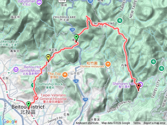 捷運石牌站上七星山_下外雙溪預覽圖