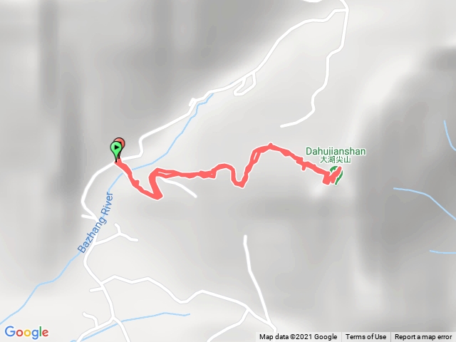 大湖尖山步道 (原路往返)