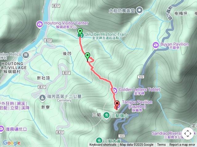 O型-金字碑、忘憂亭、大粗坑