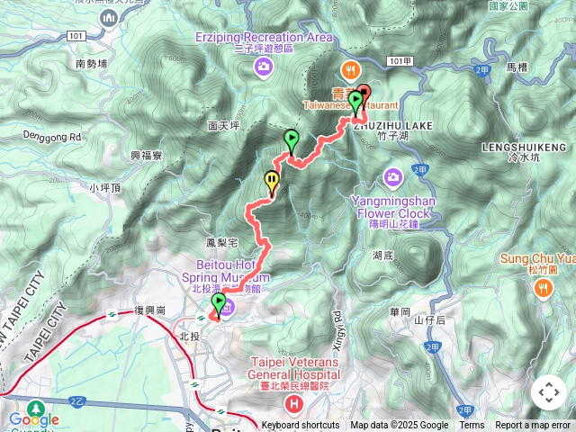 新北投-中正山-竹子湖(2025-5-17)預覽圖