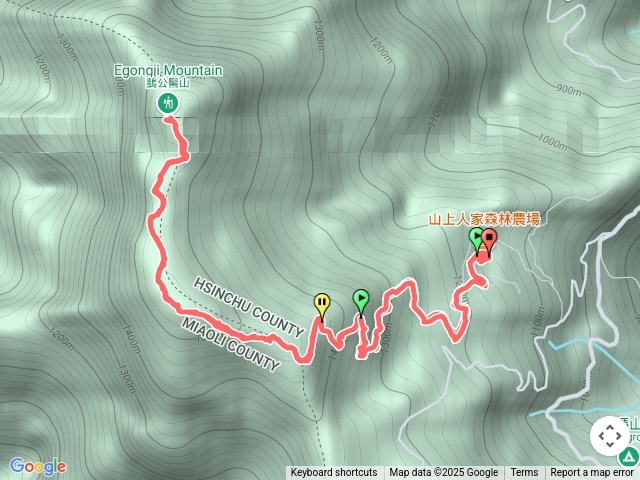 鵝公髻山（山上人家登山口）