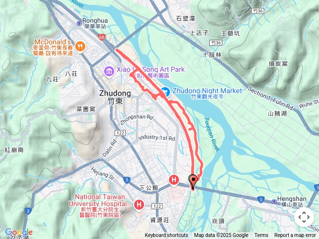 艷陽天空下（竹東河濱）