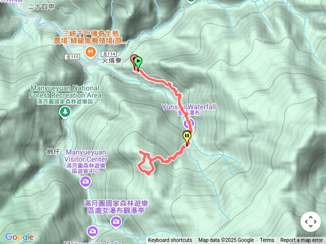 雲森瀑布～熊空南山
