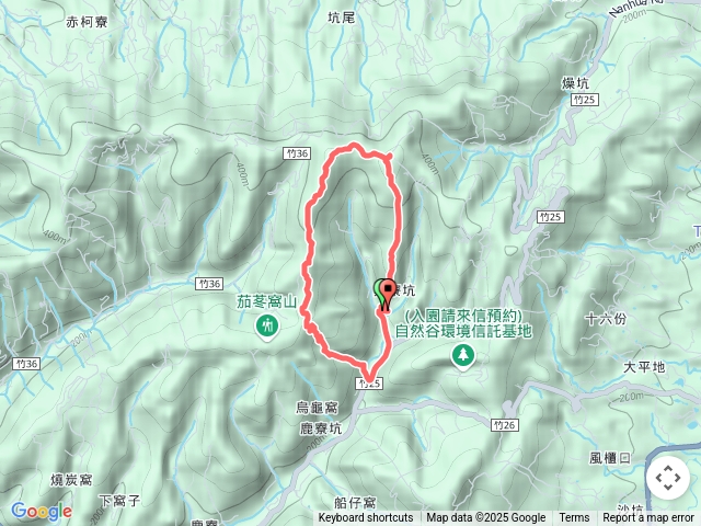 飛沙縱走（下橫坑山、雞寮坑山）段縱走