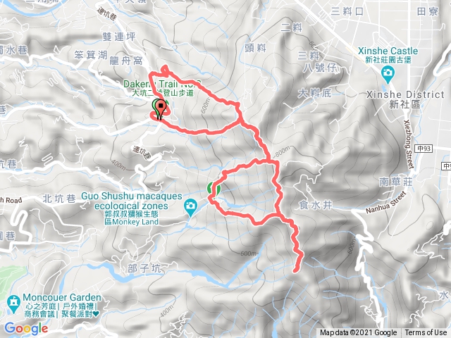 大坑12345+黑山+石苓湖山（折返）