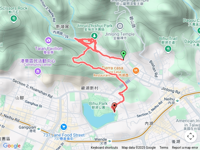 金瑞治水園區走金面山步道預覽圖