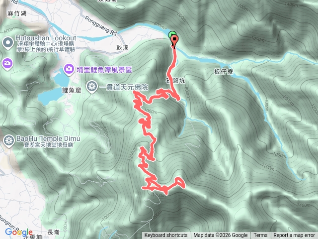 橫屏山西峰橫屏山縱走