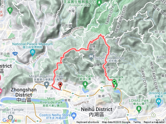 大湖登龍船岩北行碧山越雙崙下西湖