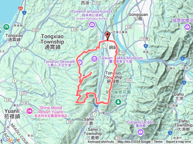 20240929 三員縱走逆走-大坑尾-虎頭崁山O型