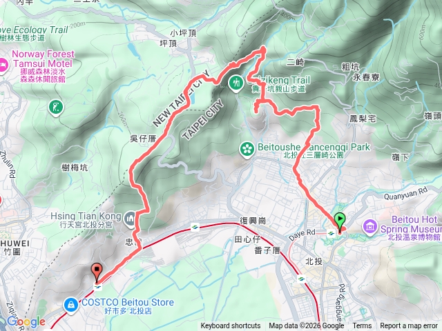 貴子坑山東峰-貴子坑山-北峰-仙掘池-嘎嘮別山-忠義山
