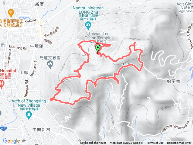 南投中興新村虎山步道＋大虎山(雷藏寺登)