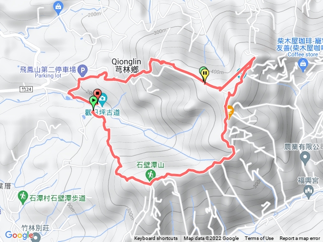 飛鳳山中坑山 O型路線