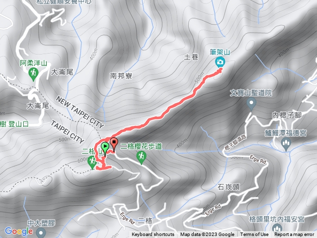 二格筆架連峰
