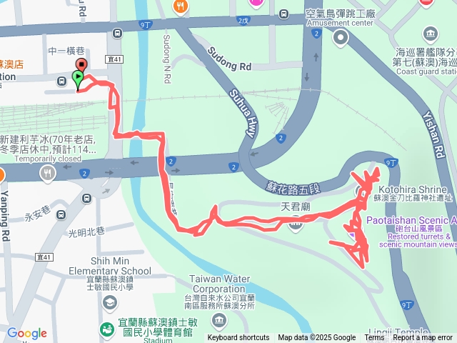 蘇澳砲台山、金刀比羅社