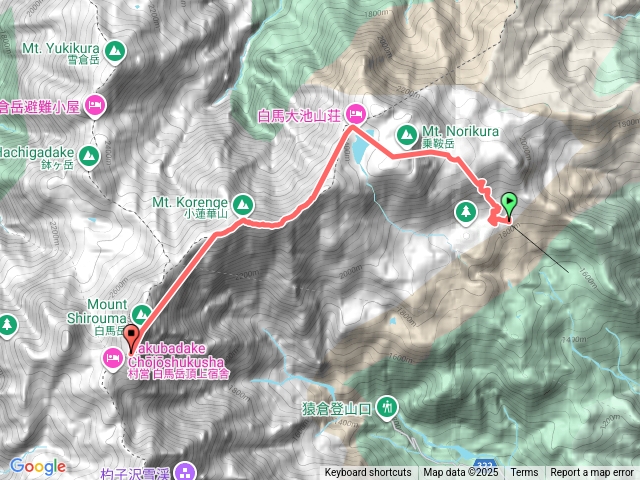 【爬山爬到日本去🤣🤣】百名山-白馬岳（上行）