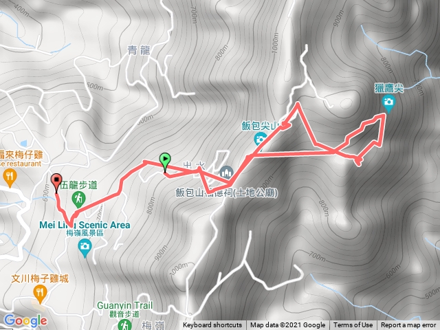 伍龍步道＋獵鷹尖