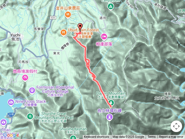 日月潭大尖山