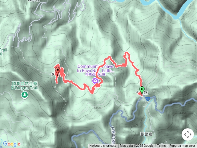 十字路走來吉到得恩亞納走多林