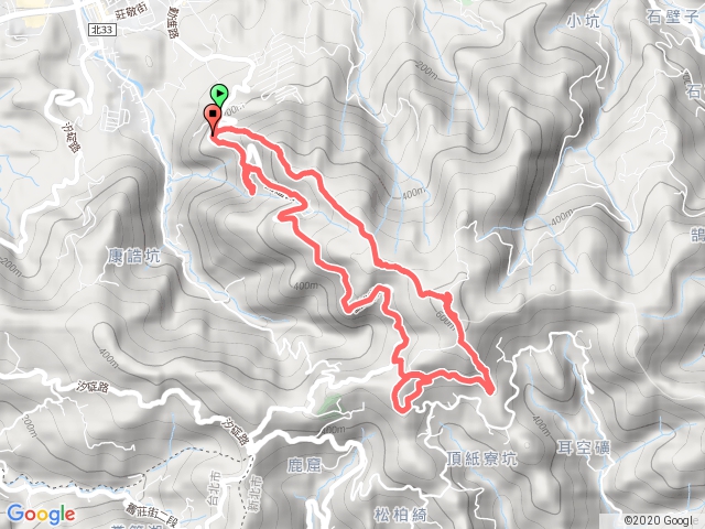汐止大尖山O型路線(4座山頭+1個瀑布)