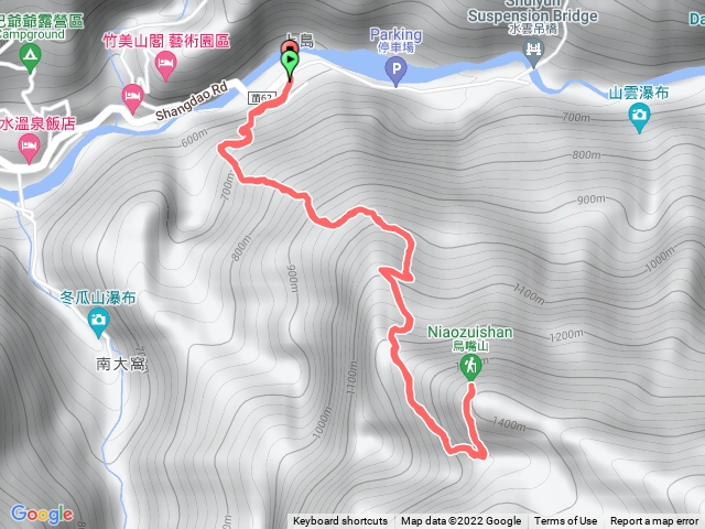 鳥嘴山登山步道(上島山)