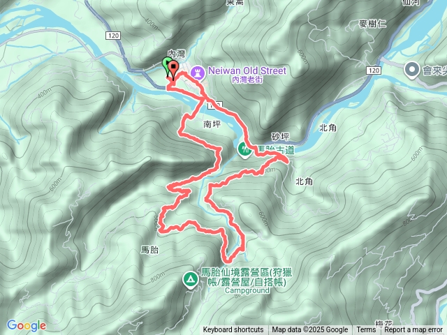 南坪古道+馬胎古道O型預覽圖