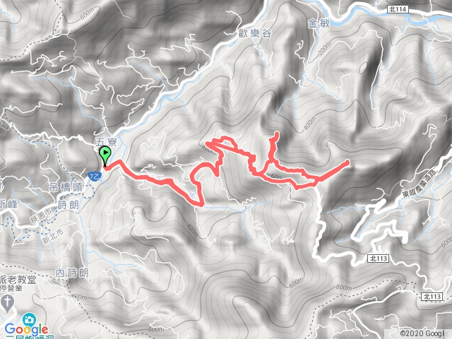 詩朗產業道路登金敏子山三山