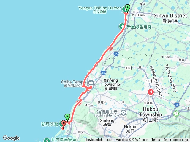 新豐永安漁港自行車道預覽圖