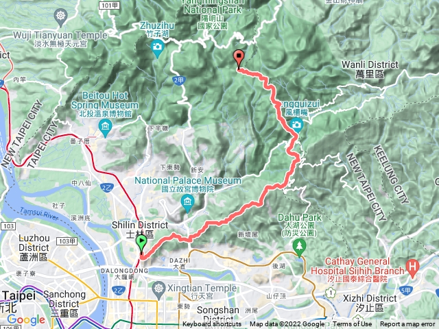 劍潭捷運站 擎天崗
