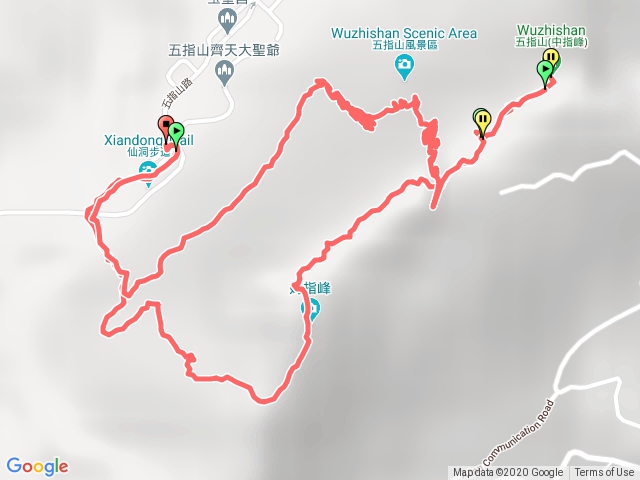 REP#22 五指山 爬三指 挑戰回程路線