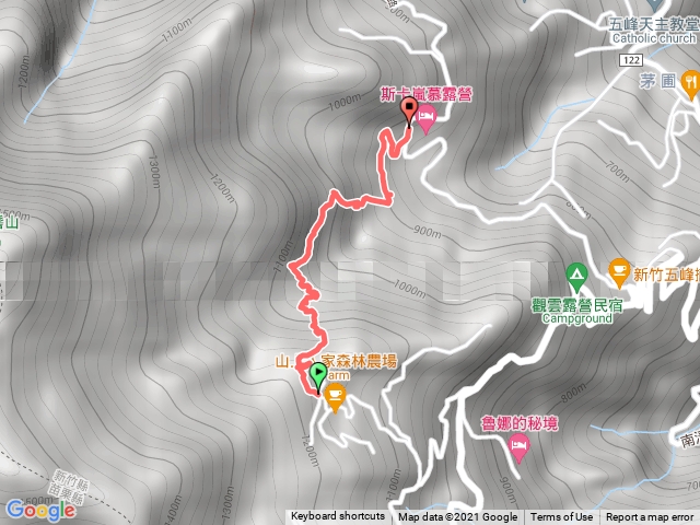 山上人家~斯卡嵐慕雲霧步道 (鵝公髻山O型路線山腰線)