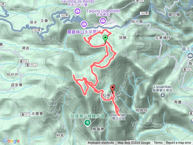 獨立山7連峰（龜山.大巃頂西北峰.大巃頂.紅南坑山.觀音石山.阿拔泉山.獨立山預覽圖