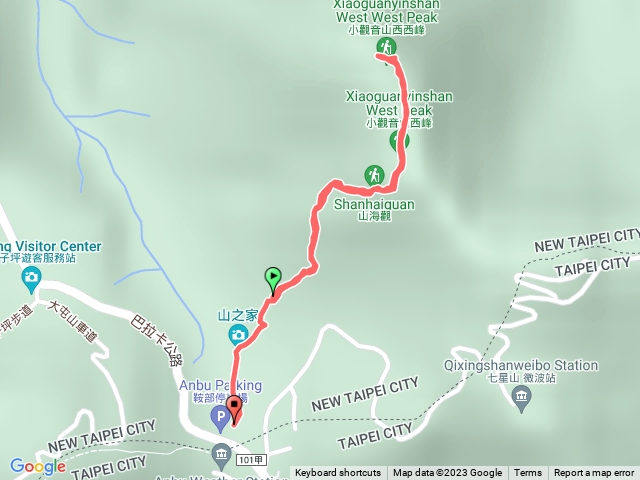 小觀音山西峰西西峰