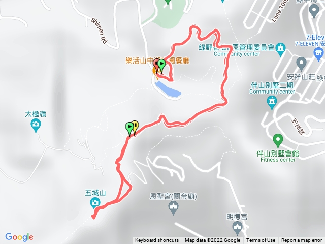 山中湖文筆山登山口-經菜園-天上山縱走-五城山原路折返回山中湖